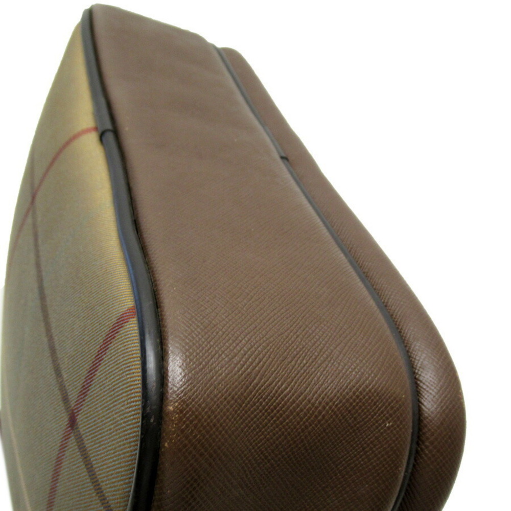 Burberry shoulder brown Khaki crossbody favorite bag s leather canvas Green - Picture 3 of 3